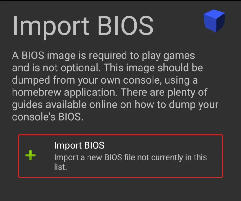 Setup AetherSX2 And Import BIOS